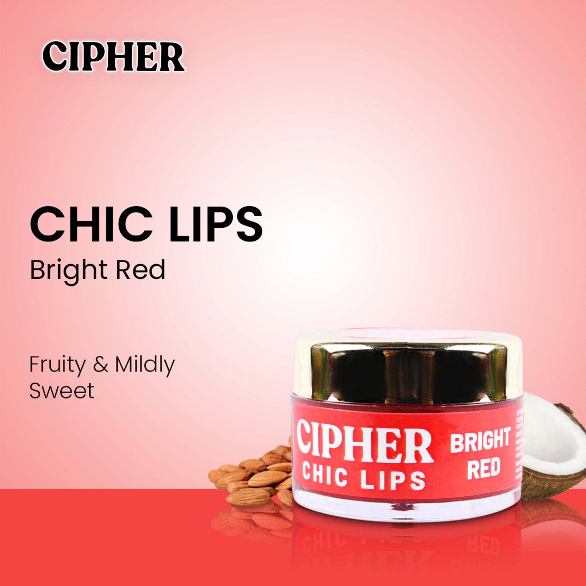 Cipher Chic Lips – Bright Red