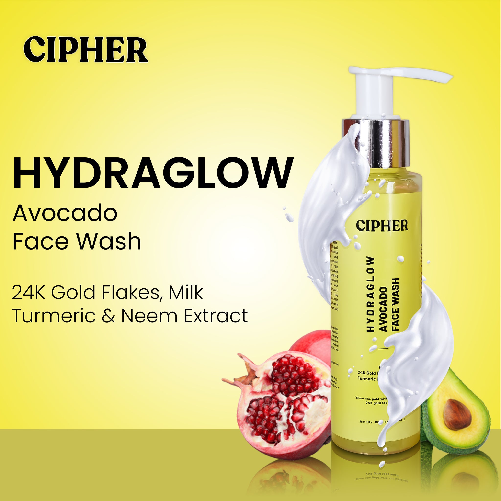 CIPHER HydraGlow Avocado Face Wash - 100ml